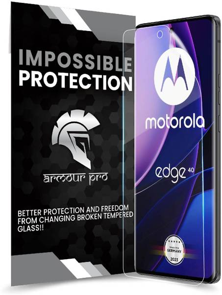 ArmourPro Edge To Edge Screen Guard for Motorola Edge 40 Neo, Motorola Edge 40, Motorola Edge 40 Neo, Clear Unbreakable Membrane with Easy Installatio...