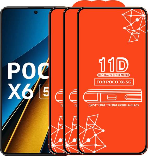 Qyist Edge To Edge Tempered Glass for POCO X6 5G