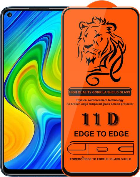 Forego Edge To Edge Tempered Glass for Mi Redmi Note 9