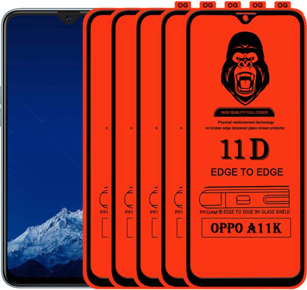 Rofix star Edge To Edge Tempered Glass for OPPO A11K