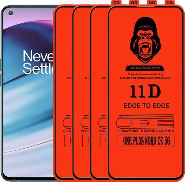 Laxdom Edge To Edge Tempered Glass for ONEPLUS NORD CE 5G
