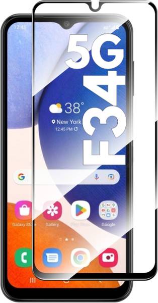 EITANSHA CREATION Edge To Edge Tempered Glass for Samsung Galaxy F34, Samsung Galaxy F34 5G, Samsung Galaxy M34, Samsung Galaxy M34 5G