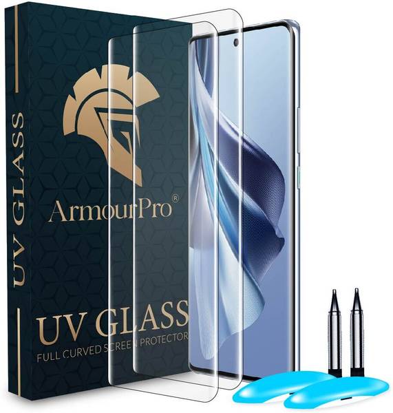 ArmourPro Edge To Edge Tempered Glass for Oppo Reno 10 5G, Oppo Reno10 5G, Reno 10 5G UV Curved Screen Protector with Easy Installation Kit