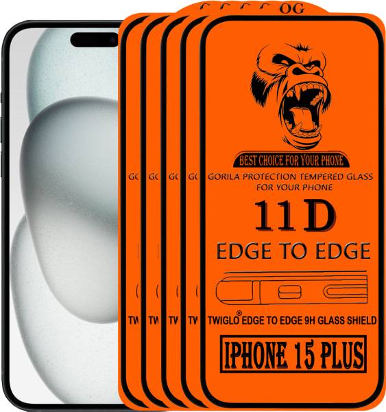 TWIGLO Edge To Edge Tempered Glass for IPHONE 15 PLUS