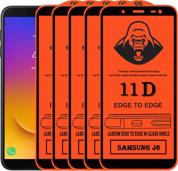 Laxdom Edge To Edge Tempered Glass for Samsung Galaxy J6