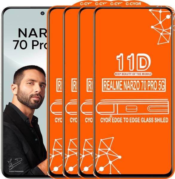 CYOR Edge To Edge Tempered Glass for REALME NARZO 70 PRO 5G
