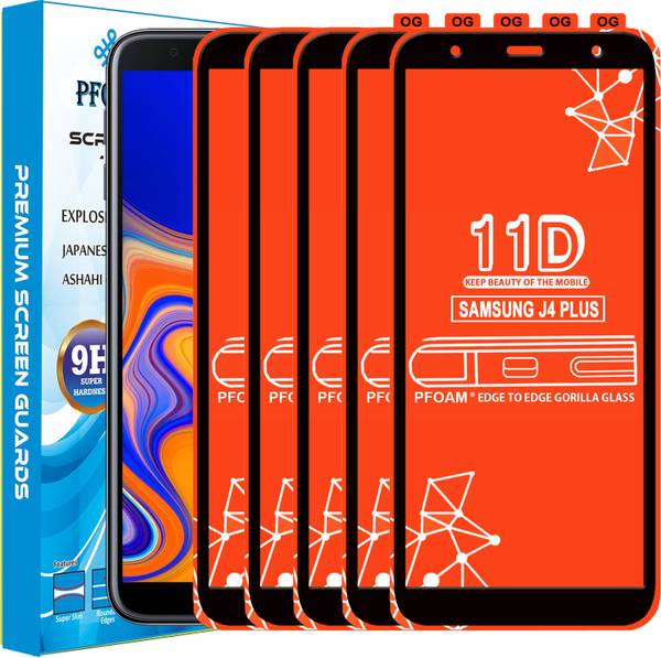 PFOAM Edge To Edge Tempered Glass for SAMSUNG GALAXY J4 PLUS