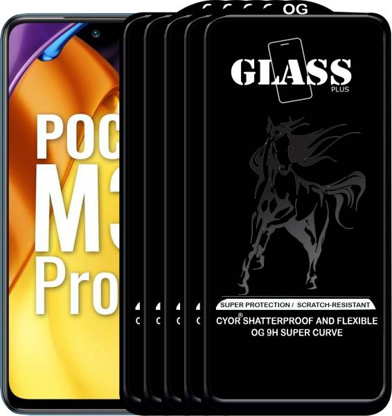 CYOR Edge To Edge Tempered Glass for REDMI POCO M3 PRO 5G