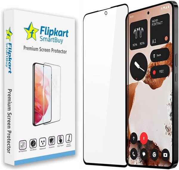 Flipkart SmartBuy Edge To Edge Tempered Glass for CMF Phone 2 Pro, CMF by Nothing Phone 2 Pro, Nothing CMF Phone 2 Pro, Premium Gorilla Screen Guard, ...