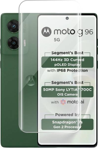 Flipkart SmartBuy Edge To Edge Tempered Glass for Moto G96 5G, Motorola G96 5G