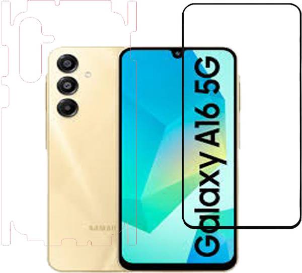 VAYUVAULT Front and Back Tempered Glass for Samsung Galaxy A16 5G