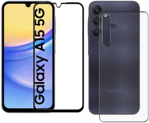 4 YARDS Front and Back Tempered Glass for Samsung Galaxy A15 5G (D-Plus)