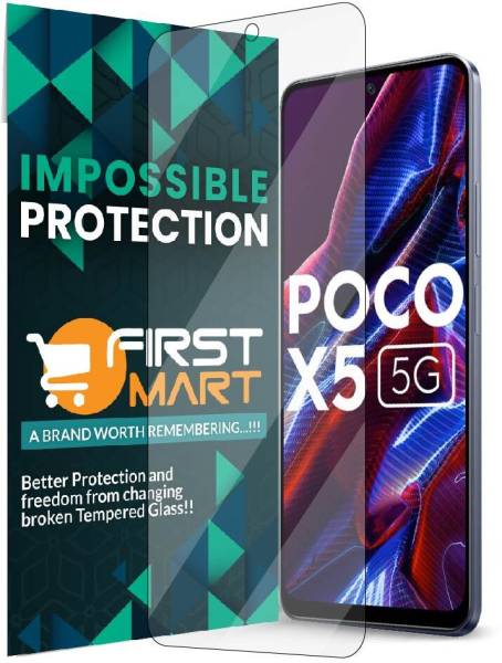FIRST MART Impossible Screen Guard for Poco X5 5G, Poco X5 Pro 5G, Poco X4 Pro 5G (6.67 Inch)