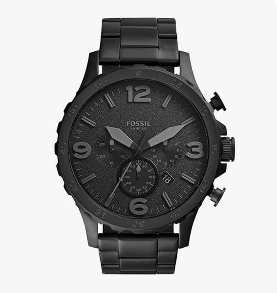 VD Enterprise Nano Glass for Fossil Nate Chronograph Analog Black Dial - Copy