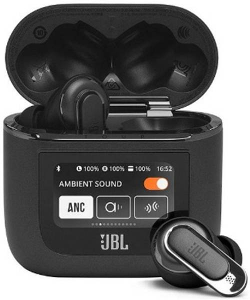 Earbuds VD Nano Glass for JBL TOUR PRO 2 TWS True Adaptive Noise Canceling Earbuds with Wireless Charging Black - Copy (9)
