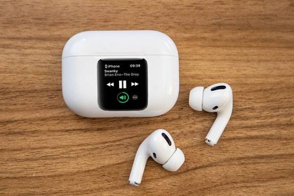 Earbuds VD Nano Glass for Apple to add touchscreen display to Airpods Pro case - Copy (4)