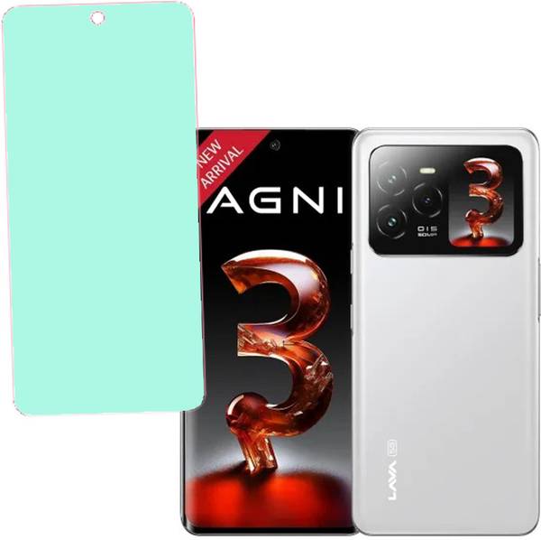 VAYUVAULT Screen Guard for Lava Agni 3 5G, Matt
