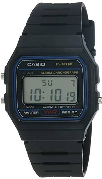 goldentomb Screen Guard for Casio Youth Series Digital Black Dial Unisex Watch - F-91W-1Q(D002)