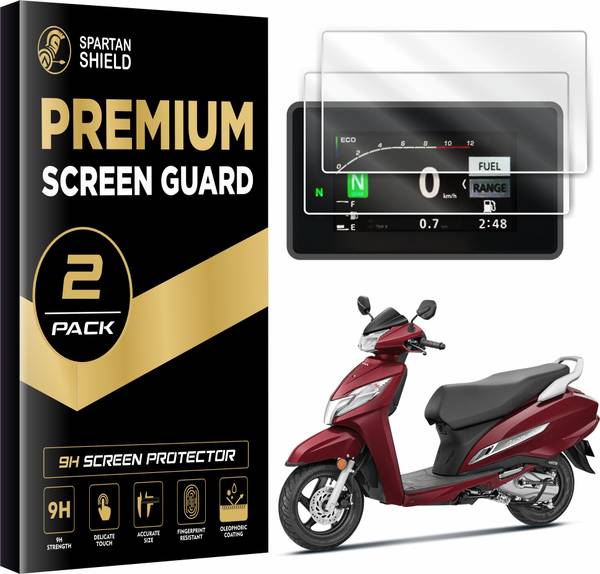 spartan shield Screen Guard for NEW 2025 HONDA ACTIVA 125 Bike || 9H TFT Instrument Cluster Protector || Anti Scratch || HD Clarity || Activa125 Displ...
