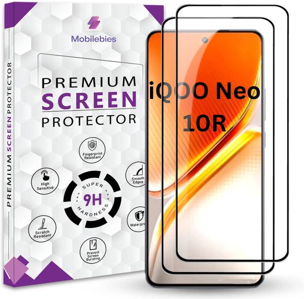 Mobilebies Tempered Glass Guard for iQOO Neo 10R / iQOO Neo 10 Premium Screen Protector Guard with Easy Installation Kit