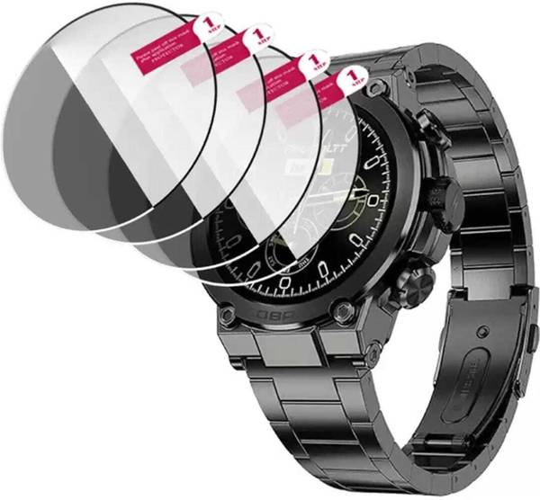 DOWRVIN Tempered Glass Guard for FIRE BOLTT COBALT SMART WATCH TEMPERED GLASS (P-4)