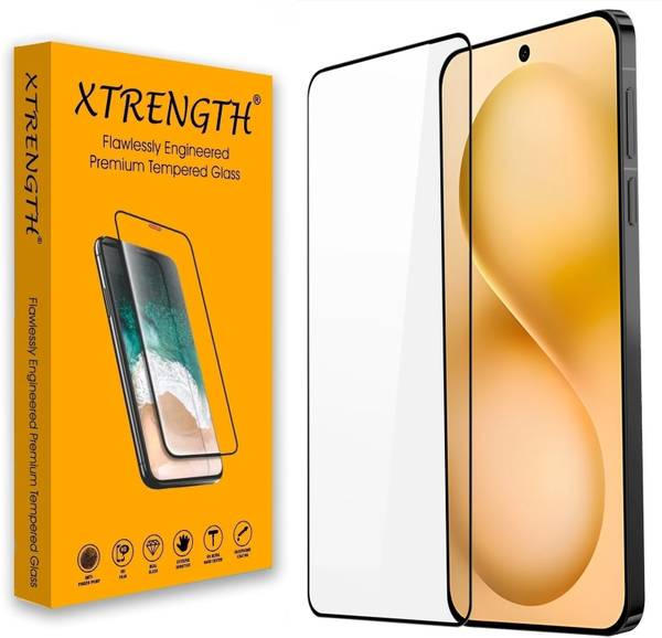 XTRENGTH Tempered Glass Guard for Vivo X200 FE, vivo X200 FE, Vivo X200 FE 5G, Premium Military Grade Gorilla Screen Guard, with Easy Installation Kit