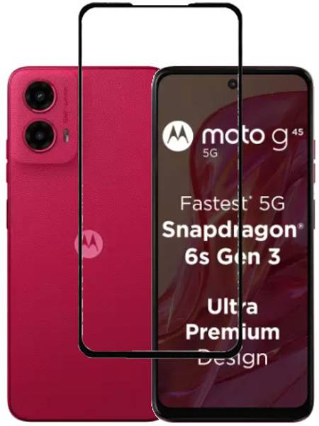 HOBBYTRONICS Tempered Glass Guard for Motorola G45 5G, Moto G45 5G