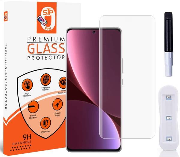 STP FEEL Tempered Glass Guard for Lava Agni 2 Premium High Quality UV Screen Protector With Installation Kit