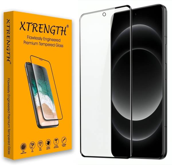 XTRENGTH Tempered Glass Guard for Xiaomi 14, Mi 14, Edge to Edge Screen Guard with Easy Installation Kit