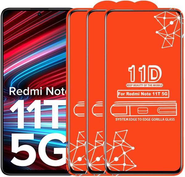 Systek Tempered Glass Guard for Redmi Note 11T 5G