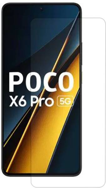 DMJHP Tempered Glass Guard for POCO X6 Pro 5G