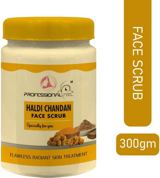 PROFESSIONAL FEEL HALDI CHANDAN FACE SCRUB FOR ALL SKIN TYPES Scrub