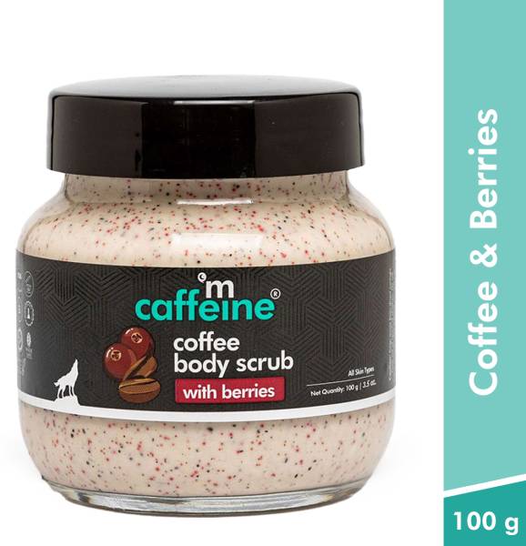 mCaffeine Coffee Body Scrub with Berries_100gm Scrub