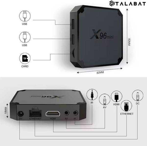 X88 Pro 4K Smart Android TV Box Android 10 2GB RAM 16GB ROM WiFi 2.4Ghz Mini PC Box Media Streaming Device