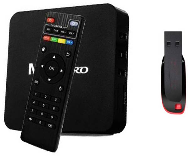 13-HI-13 MXQ 5G Android Smart TV Set Top Box 4GB RAM/32GB ROM Wi-Fi 4K With 64GB Pendrive Media Streaming Device