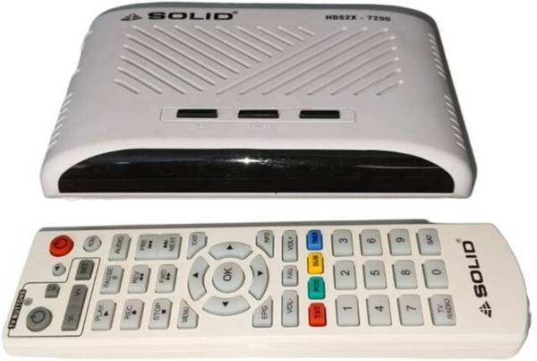 Solid HDS2X-7290 S2X, HEVC 8bits H.265 Free-To-Air Set-Top Box with Inbuilt Wifi Media Streaming Device