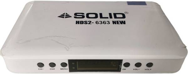 Solid HDS2-6363 New HD MPEG-4 DVB-S2 Set-Top Box with PVR Media Streaming Device