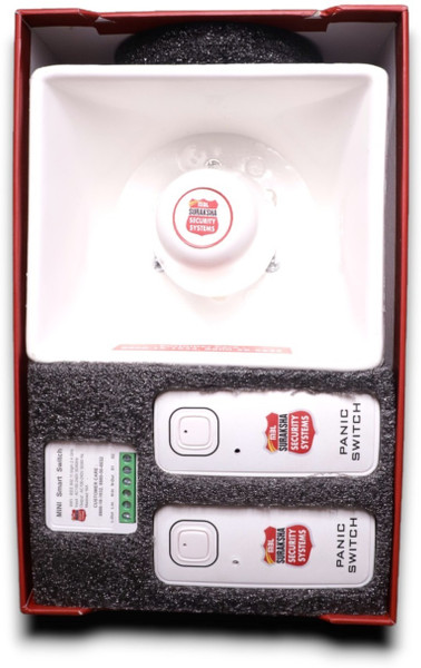 suraksha Guard Kavach Safety Device Emergency SOS Alert, Loud Siren Wireless Sensor Security System