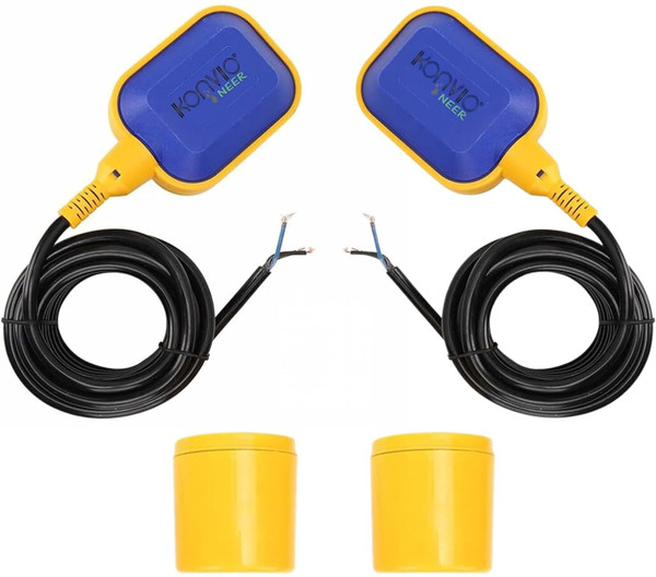 konvio neer 2M Float Switch Water Level Sensor for Pump & Tank (250V) Wired Sensor Security System