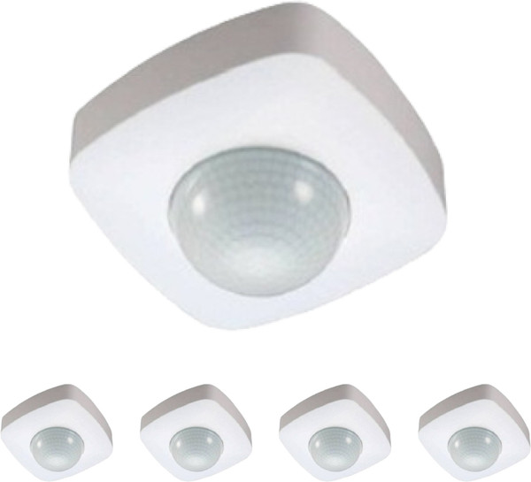 Geld Tech Ceiling Mount Occupancy Sensor | Detects Human | day/night sensor | Pack of 5 Wired Sensor Security System