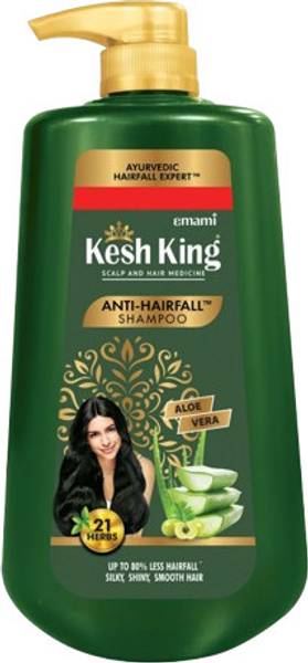 Kesh King K-KING Ayurvedic Anti-Hairfall Shampoo with Aloe & 21 Ayurvedic Herbs - 1000ml