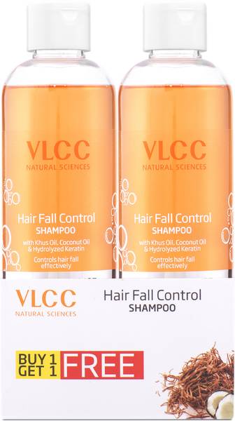 VLCC Hair Fall Control Shampoo with Buy One Get One
