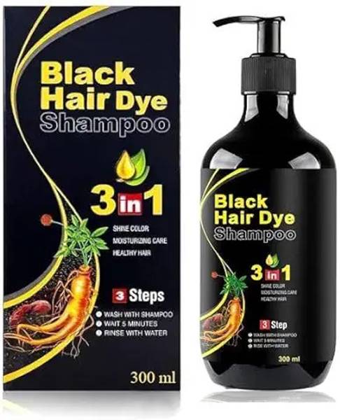 blestaaa essentialss Dr.Sparsh Herbal 3 in 1 Hair Dye Instant Black Hair Shampoo