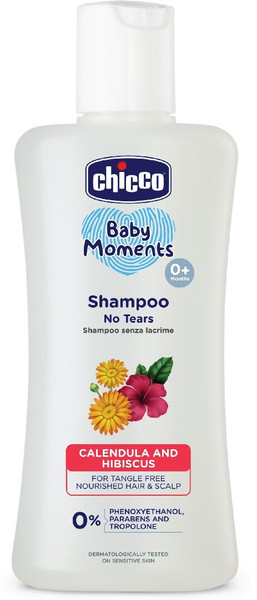 Chicco No-Tears Shampoo for Baby, Phenoxyethanol & Paraben Free, 0M+