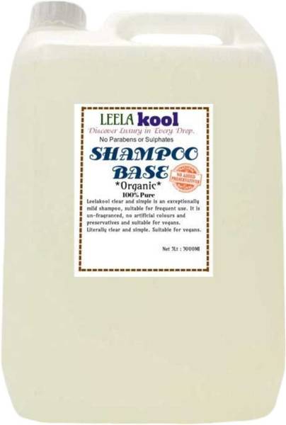 Leela Shampoo Base Aloe-Enriched-Fragrance, Sulfate, SLS and Paraben-free 5 Lt