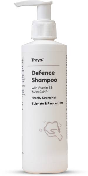 Traya Defence Shampoo for Scalp Nourishment | Contains Biotin & Anagain