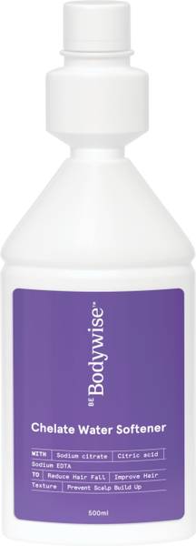 Be Bodywise Hard Water Softener with Test Strip to Prevent Hair Loss | For Bathroom, Shower