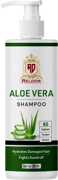 RELDOR NATURALS AloeVera Shampoo WIth conditioner Zero Chemicals Natural