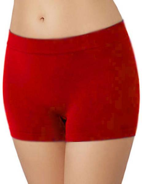 FabGruh Women Boy Short Red Panty