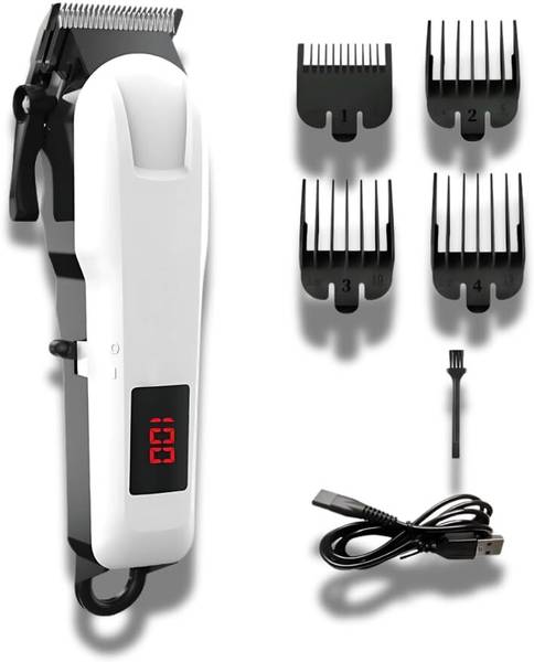 RACCOON Hair Clipper Hair Trimmer For Men Beard Electric Cutter Hair Cutting Machine Fully Waterproof Trimmer 120 min Runtime 5 Length Settings